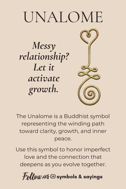 Unalome Greeting Card — Share a Message of Growth, Healing & Hope