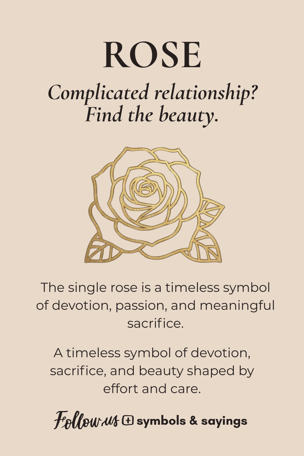 Rose Symbol Mug — Start Your Day With Intention, Devotion & Heart