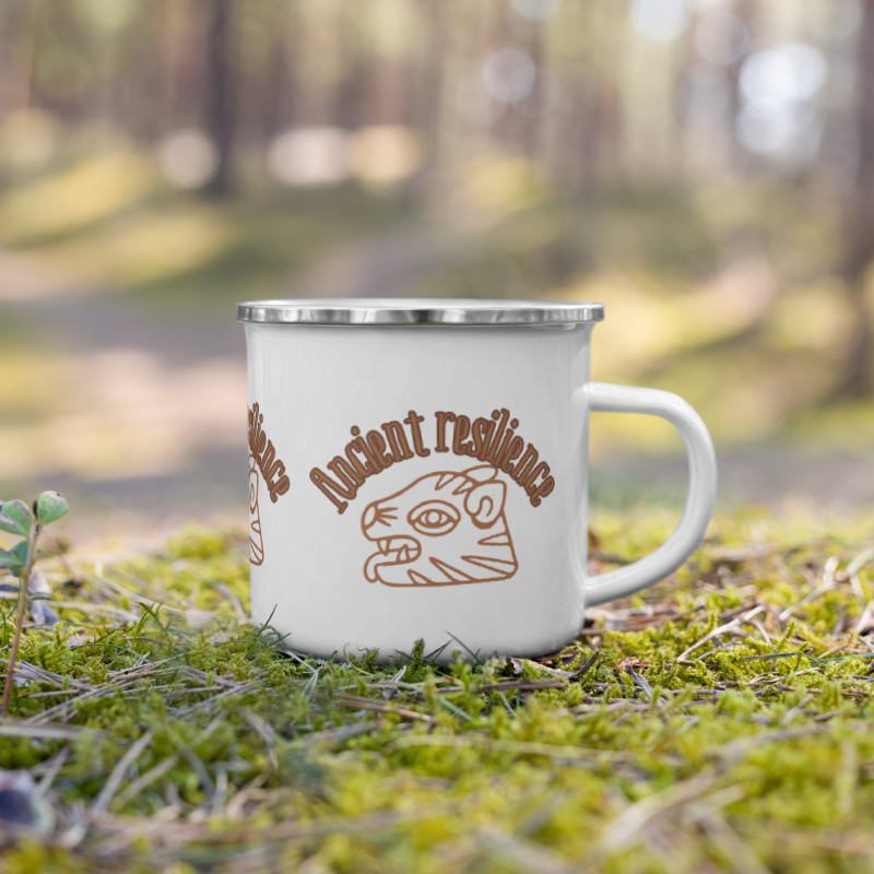 "Ancient Resilience" Motivational Mug – Daily Reminder of Strength and Endurance