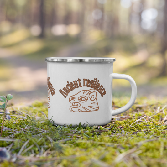 "Ancient Resilience" Motivational Mug – Daily Reminder of Strength and Endurance