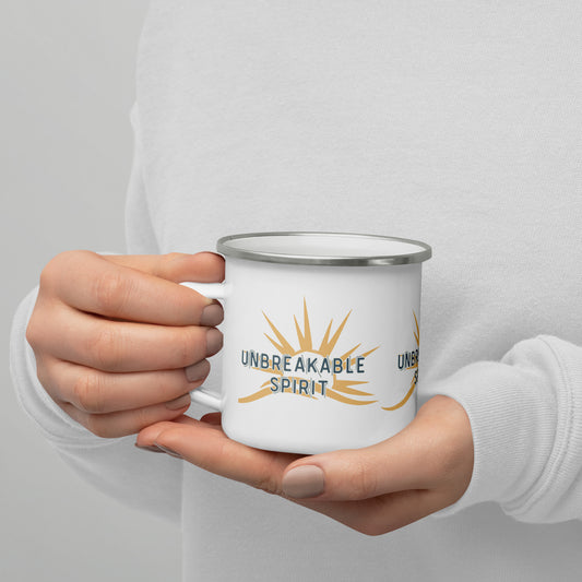 Unbreakable Spirit Mug – Motivational Japanese Proverb Design for Daily Resilience