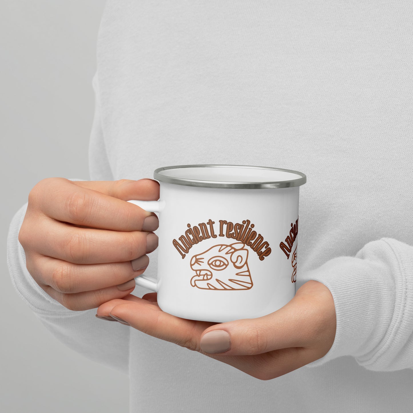 "Ancient Resilience" Motivational Mug – Daily Reminder of Strength and Endurance