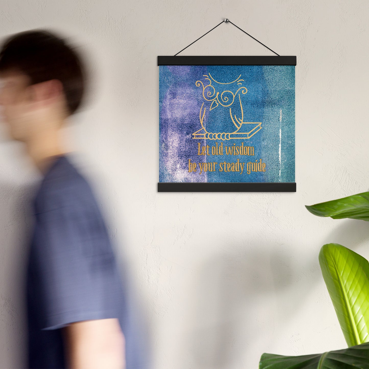 "Let Old Wisdom Be Your Steady Guide" Ready-to-Hang Poster – Inspirational Wall Art Celebrating Ancestral Knowledge & Timeless Truth