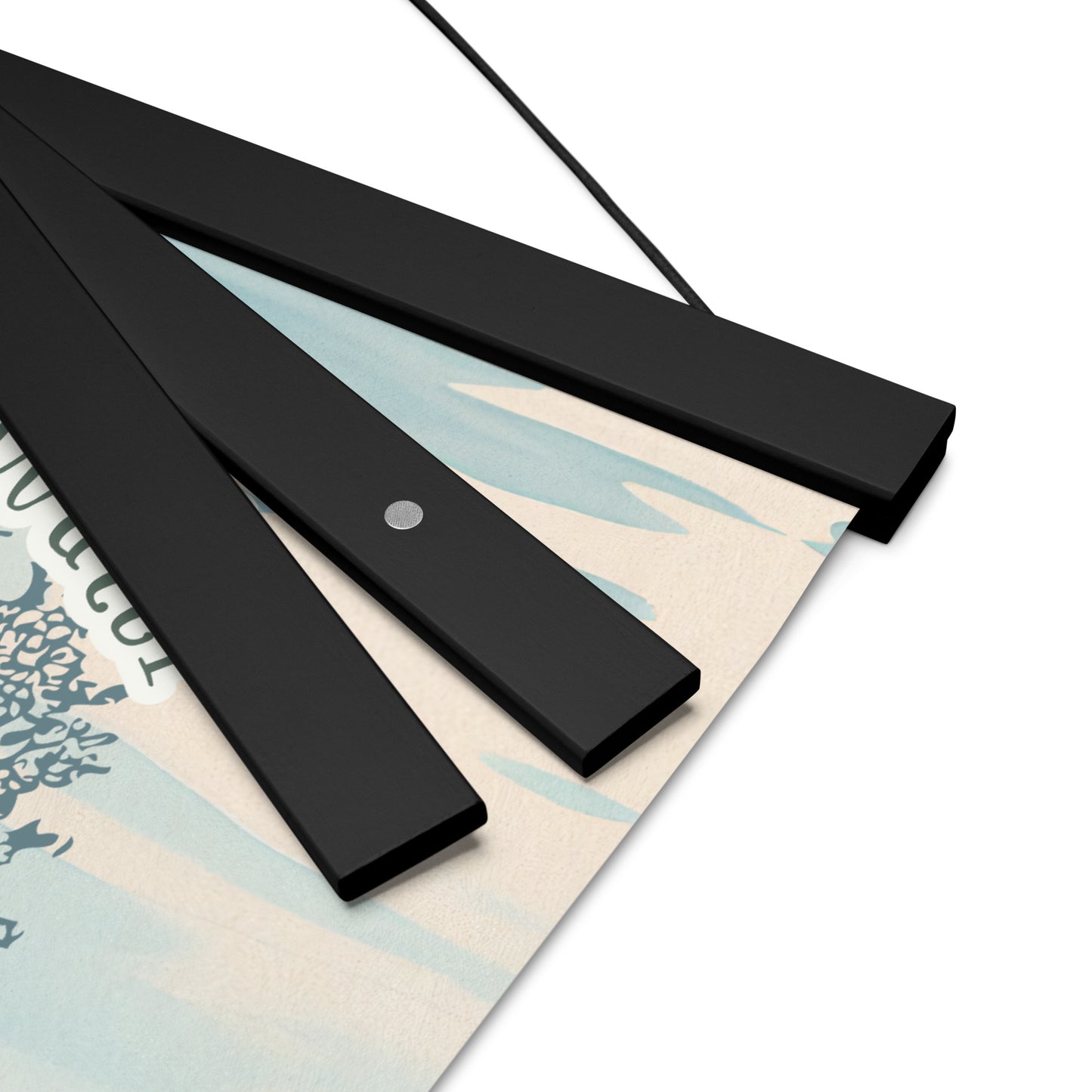Flow Like Water Wall Art – Waterfall Symbolism Poster for Mindful Living (Ready to Hang)