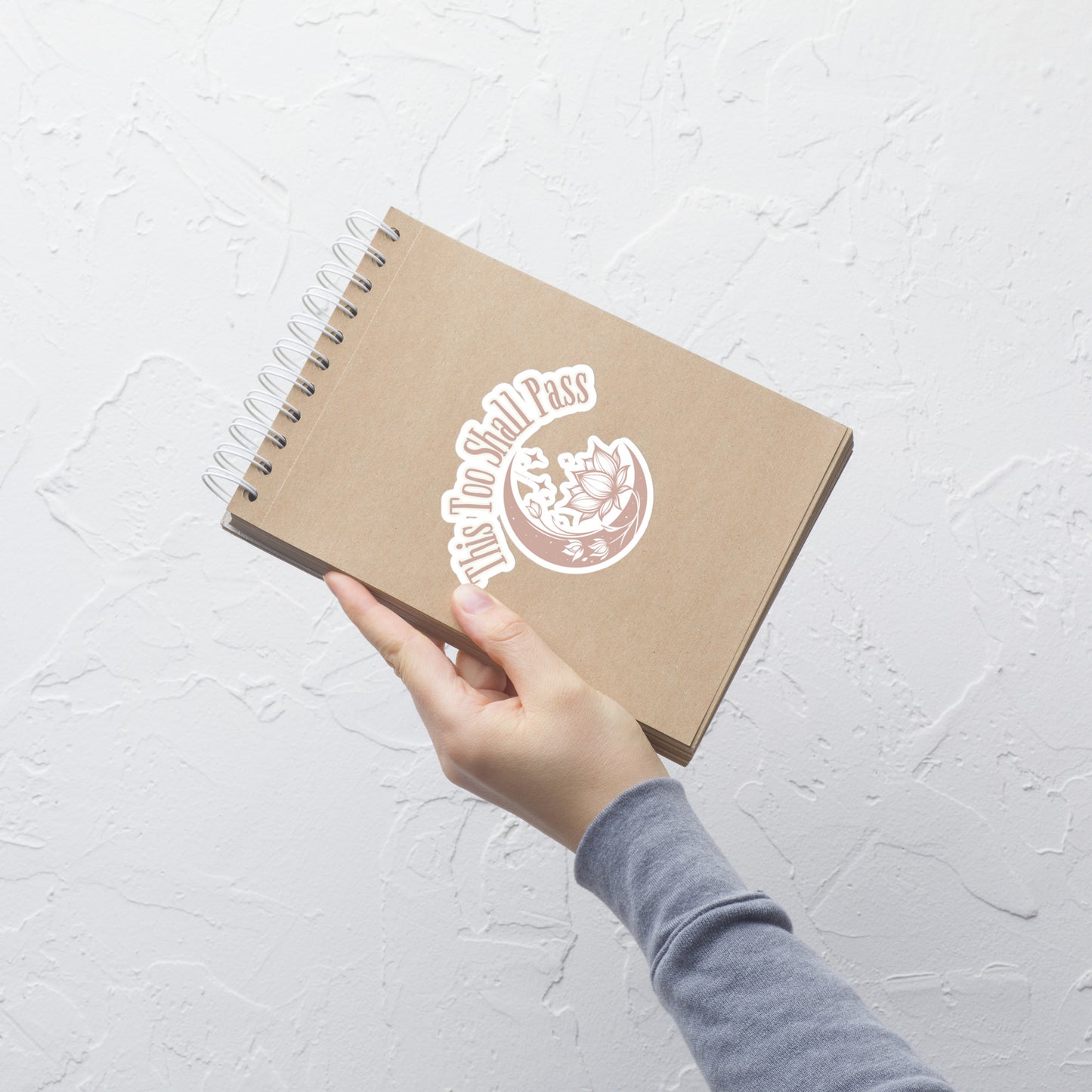 “This Too Shall Pass” Vinyl Sticker – A Pocket-Sized Reminder of Strength & Impermanence