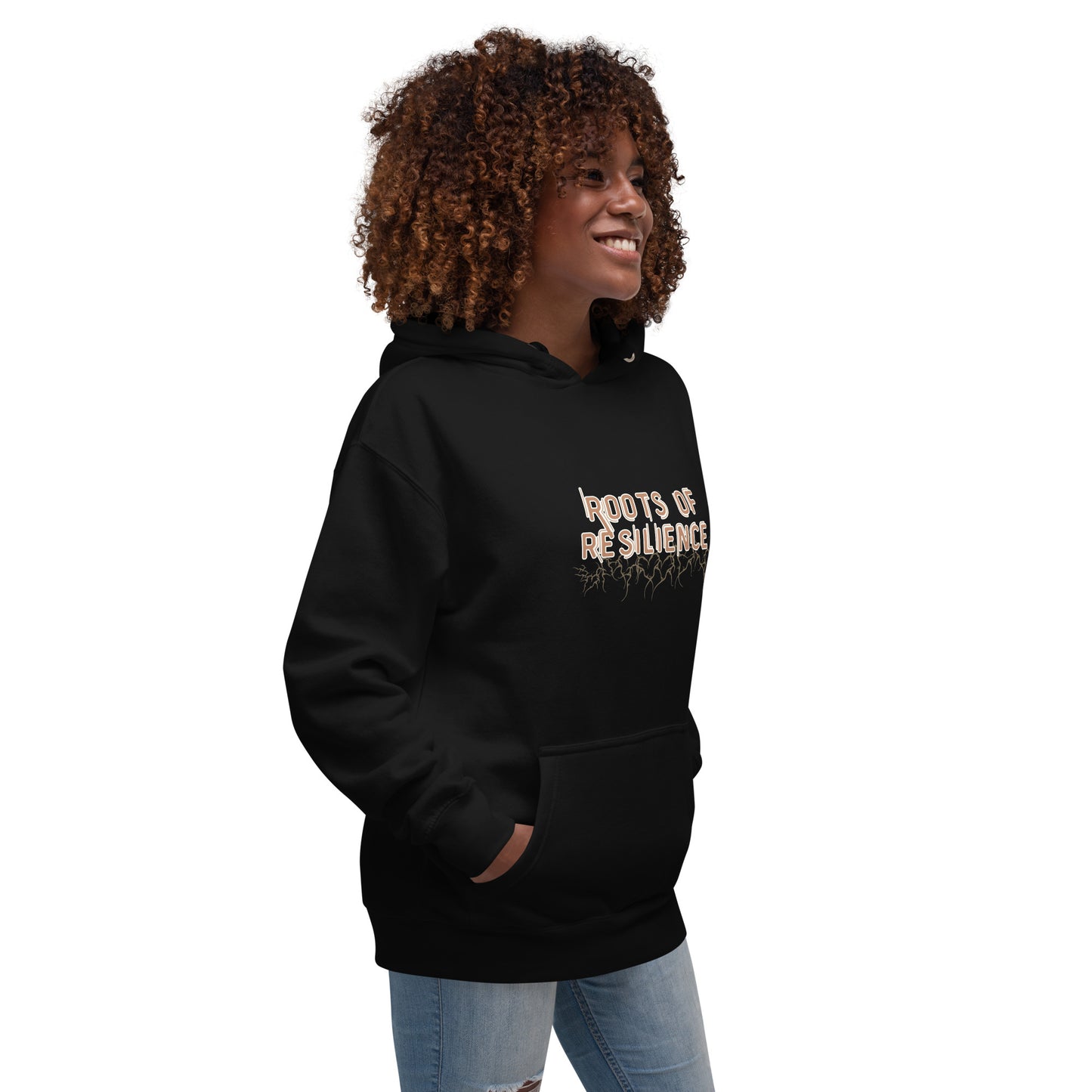 Roots of Resilience Hoodie – Inspirational Comfort Wear for Mental Toughness & Growth