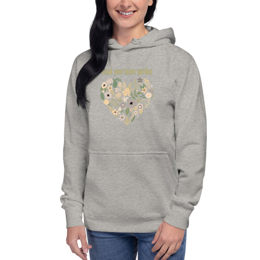 Tend Your Inner Garden Hoodie – Mindfulness & Self-Care Quote Sweatshirt for Inner Peace