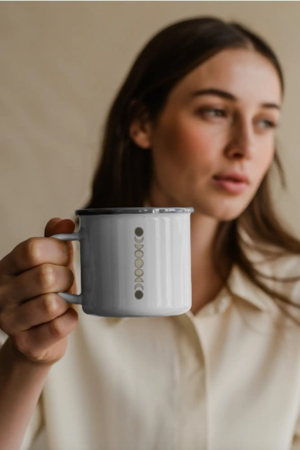 [ARCHIVED] Moon Cycles Enamel Mug for Renewal, Rest & Growth