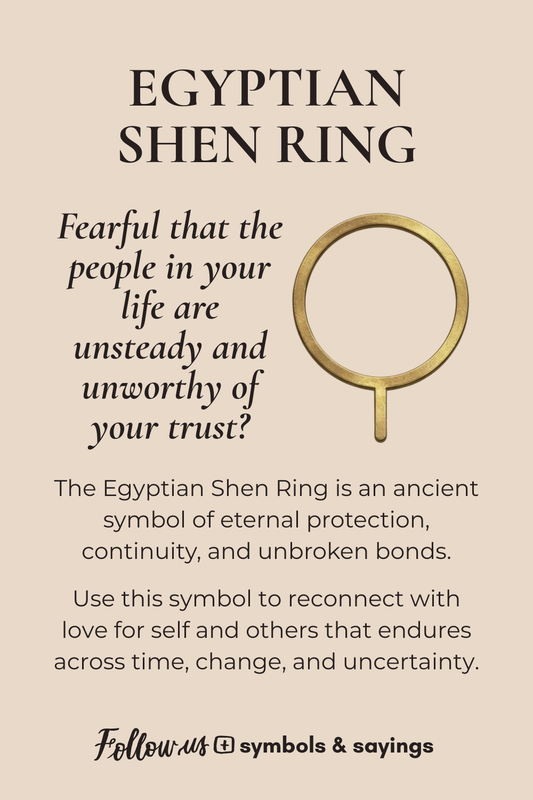 Shen Ring Greeting Card — Send a Blessing of Eternal Love & Protection