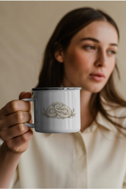 [ARCHIVED] Snake Renewal Enamel Mug for Releasing Old Patterns