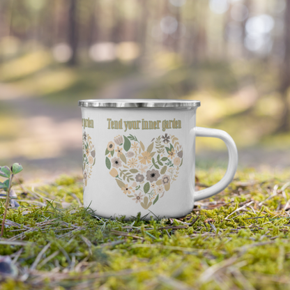 Tend Your Inner Garden Mug – Inspirational Self-Care Coffee Cup for Mindfulness & Inner Peace