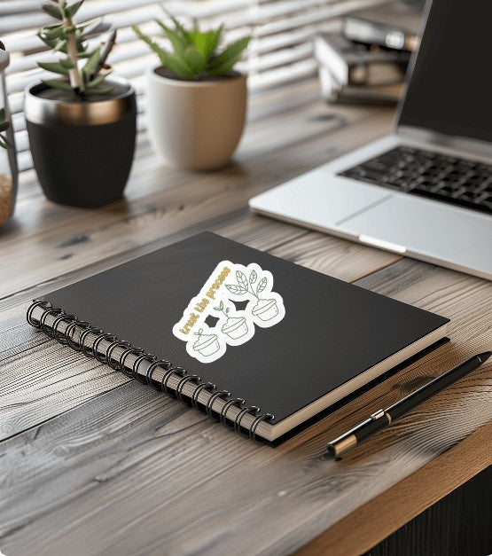 Trust the Process Sticker – Inspirational Seedling Growth Vinyl Sticker for Laptops, Journals & Daily Motivation