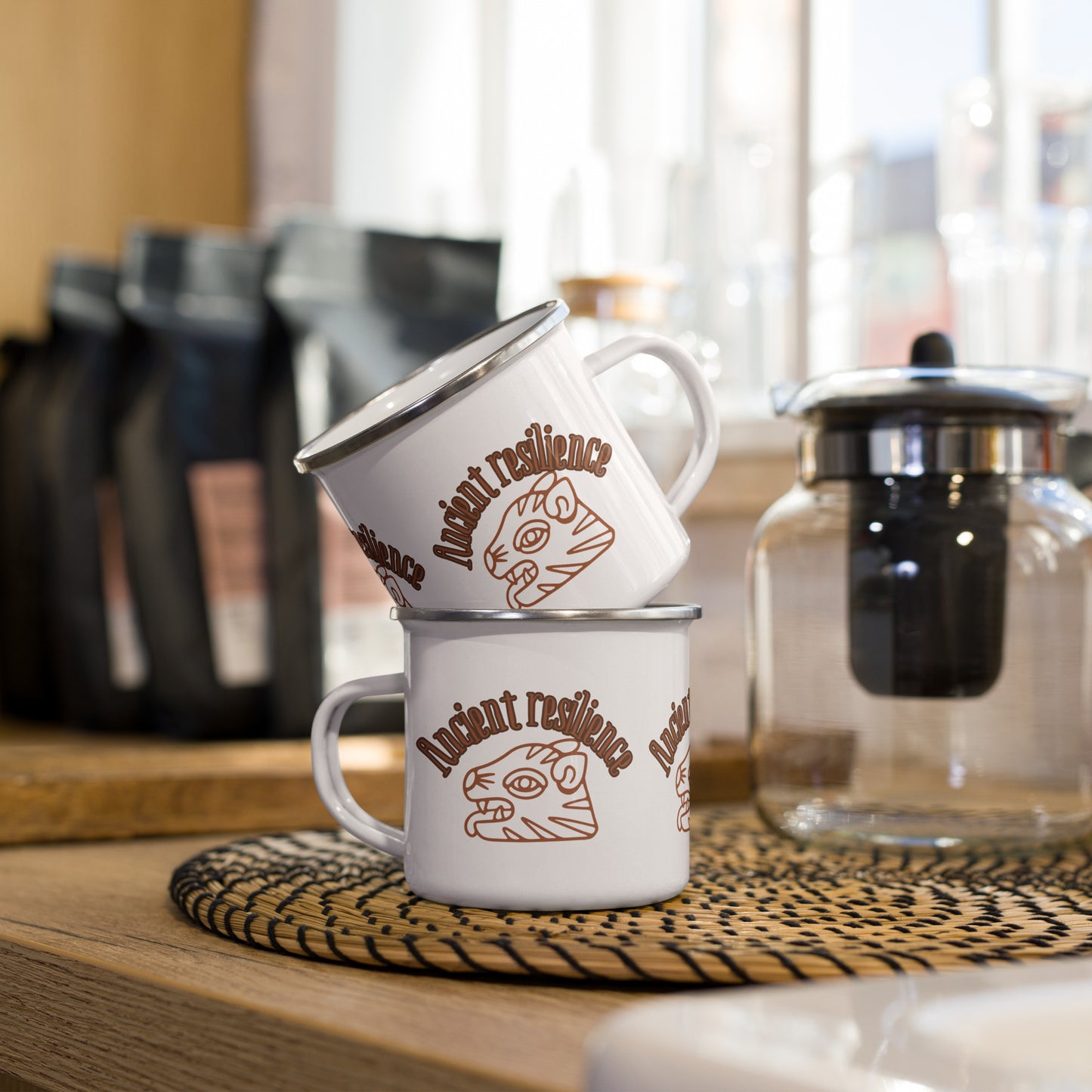 "Ancient Resilience" Motivational Mug – Daily Reminder of Strength and Endurance