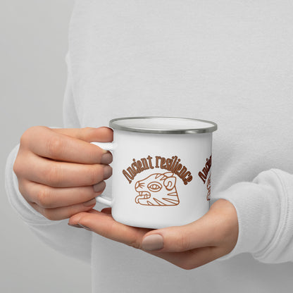 "Ancient Resilience" Motivational Mug – Daily Reminder of Strength and Endurance