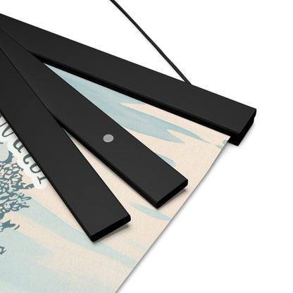 Flow Like Water Wall Art – Waterfall Symbolism Poster for Mindful Living (Ready to Hang)