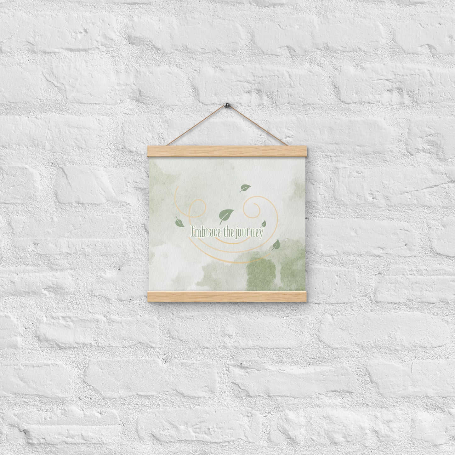 Embrace the Journey Wall Art – Inspirational Ready-to-Hang Travel Quote Poster