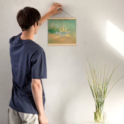 Unbreakable Spirit Wall Art – Ready-to-Hang Poster Featuring Japanese Proverb on Resilience