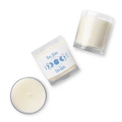 "Wax. Wane. Rise Again." Unscented Candle – Moon Phase Design for Calm, Clarity & Renewal