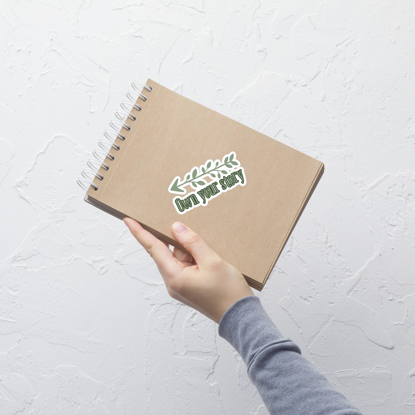 "Own Your Story" Vinyl Sticker – Motivational Quote Sticker Inspired by Shakespeare’s “To Thine Own Self Be True”
