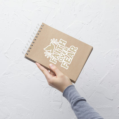 Faith Over Fear Dove Sticker – Christian Illuminated Dove Vinyl Decal for Daily Inspiration