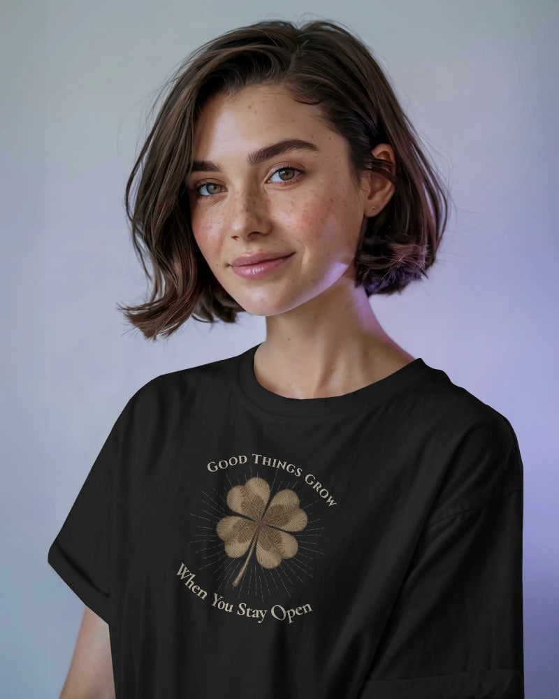 The Clover — Hope, Opportunity, and Positive Momentum | Inspirational T-Shirt