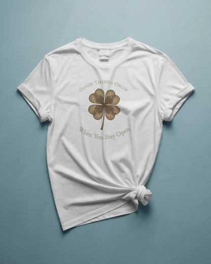 The Clover — Hope, Opportunity, and Positive Momentum | Inspirational T-Shirt