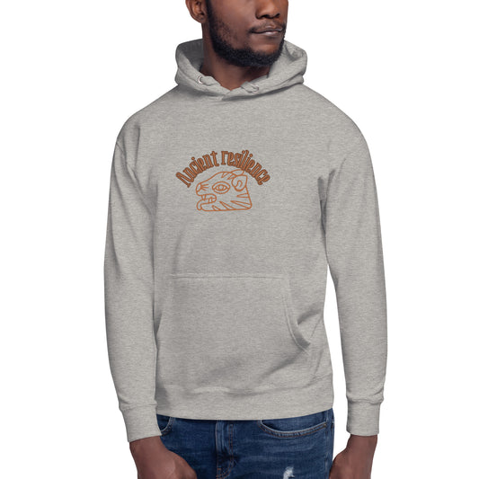 "Ancient Resilience" Hoodie – Inspirational Comfort Wear for Strength Through Adversity
