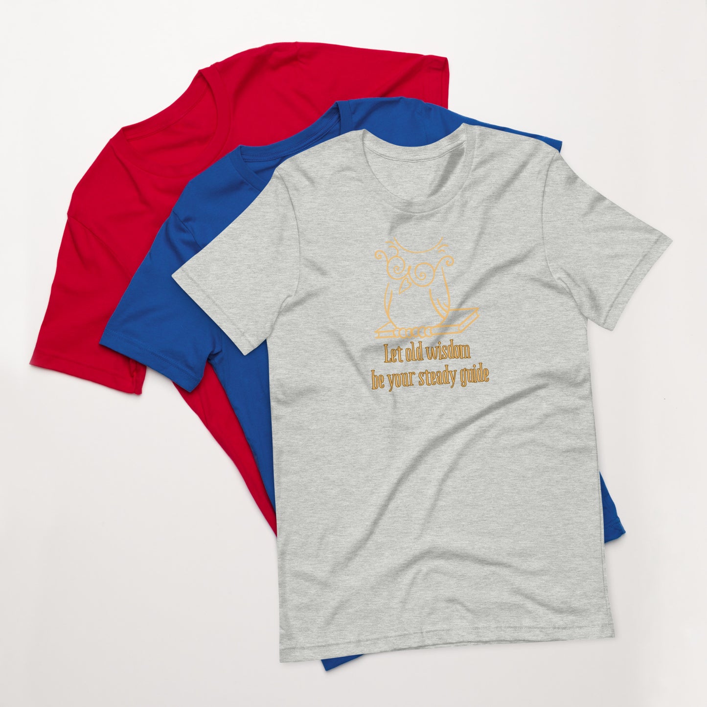 "Let Old Wisdom Be Your Steady Guide" Vintage-Inspired T-Shirt – Celebrate Ancestral Knowledge & Timeless Traditions